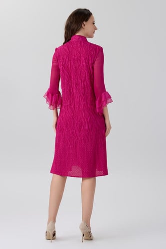 فستان فوشي فري سايز