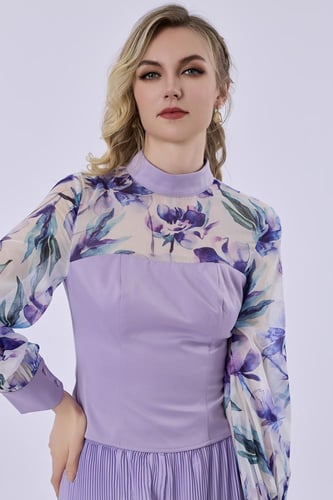 بلوزة ساتان واورغنزا