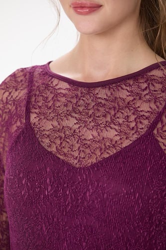 فستان دانتيل استريتش