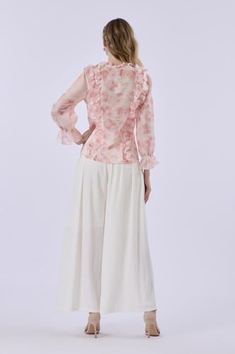 بنطلون كريب اوف وايت