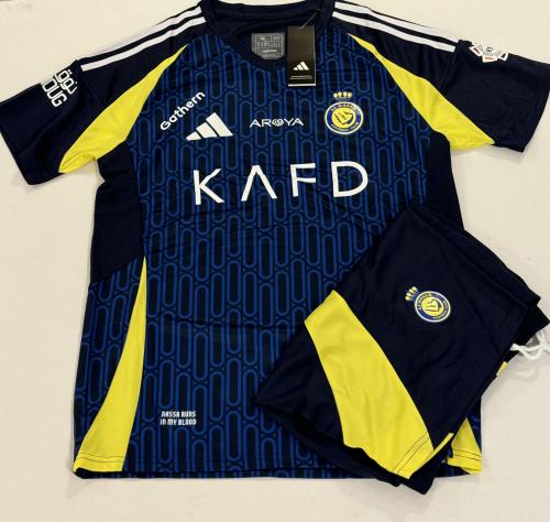 طقم النصر كحلي فئة اللاعبين 2024-2025