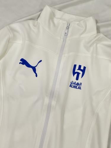 جاكيت الهلال ابيض رياضي نسائي
