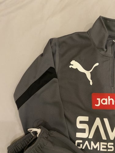 طقم الهلال رمادي اطفال