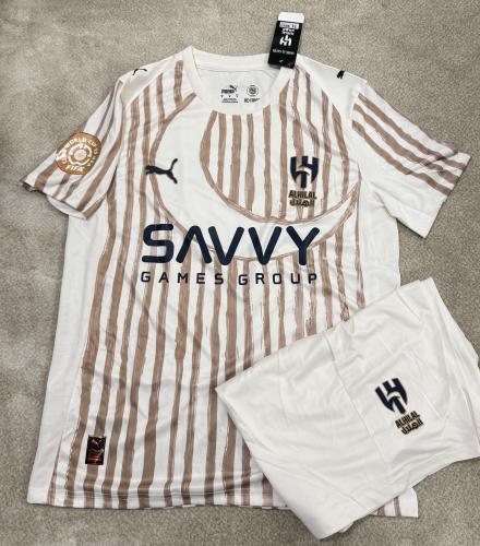 طقم الهلال كأس العالم ابيض