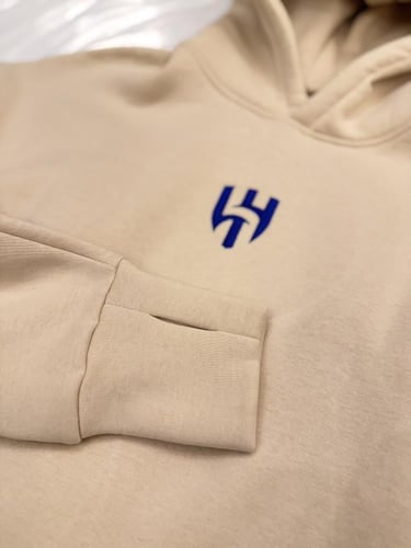 هودي الهلال تطريز بيج