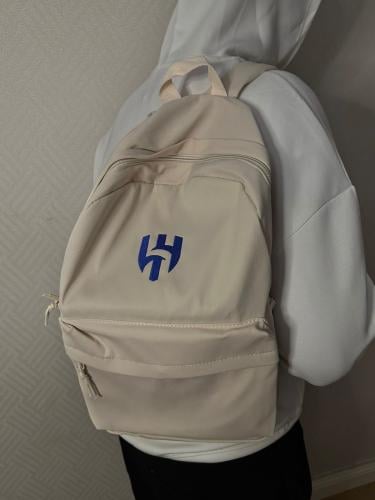 شنطة ظهر بشعار الهلال بيج