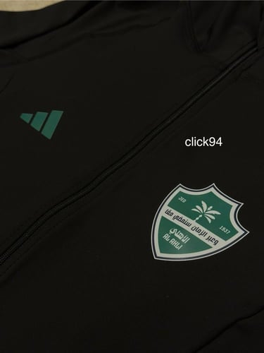 جاكيت الاهلي اسود رياضي نسائي