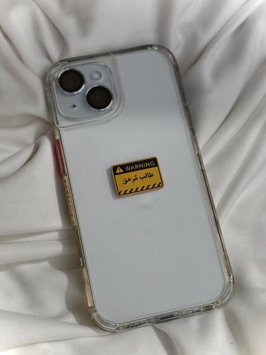 ستيكر معدن طالب مرهق