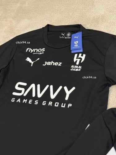 طقم الهلال تدريب اسود 2025-2026