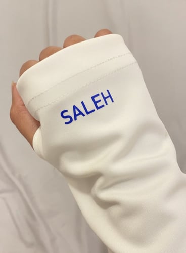 جاكيت الهلال ابيض رياضي رجالي