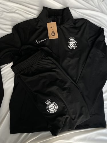 طقم النصر تدريب اسود