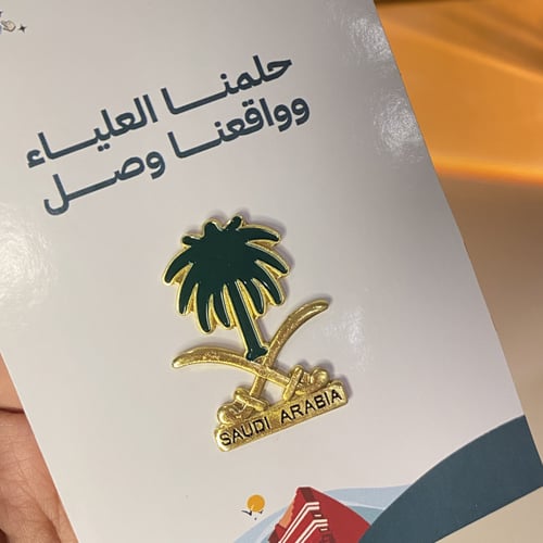 بروش سيفين ونخلة