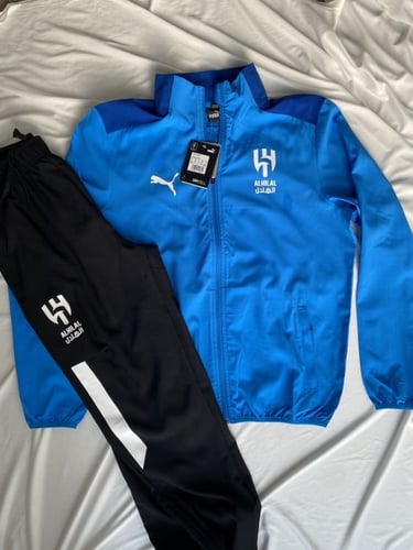 طقم الهلال تدريب ازرق