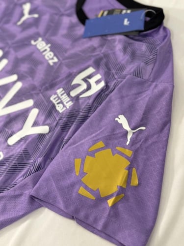 تيشيرت الهلال فئة اللاعبين بنفسجي 2025