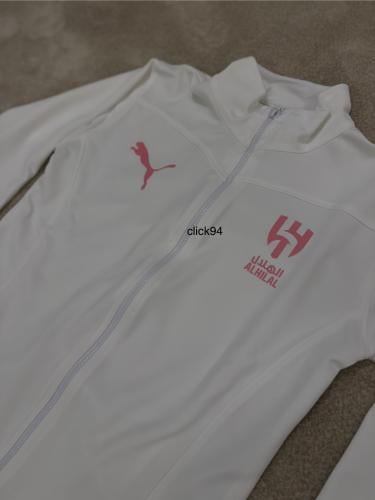 جاكيت الهلال ابيض رياضي نسائي