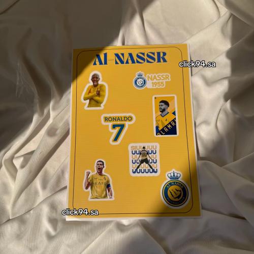ستيكر شيت النصر