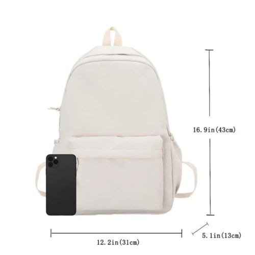 شنطة ظهر بشعار الهلال بيج