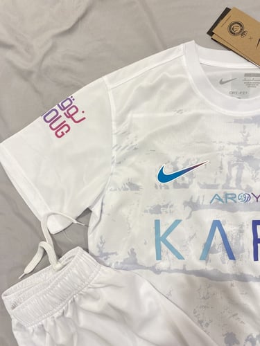 طقم النصر الابيض فئة اللاعبين