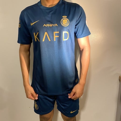 طقم النصر الكحلي فئة اللاعبين