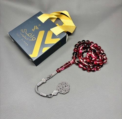 مسباح بكالايت بلجيكي طرابزونة نحاس مطلي فضة ملون