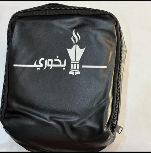 حقيبة بخور ميني للسفر مطور لون اسود