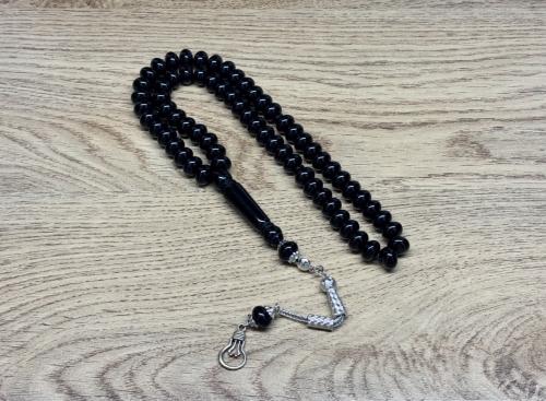 مسباح بكالايت شكل ذروي بطرابزونة مميزة (أسود ملكي)