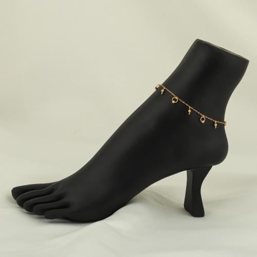 خلخال حلقات الذهب ( عيار 21 )