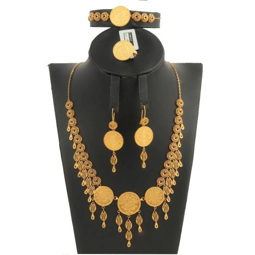 طقم ذهب جنيهات سعودي فاخر ( عيار 21)