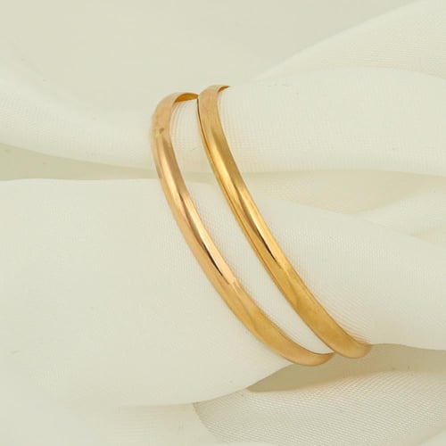 بنجرة ذهب سادة ( للمواليد ) ( عيار 21 )