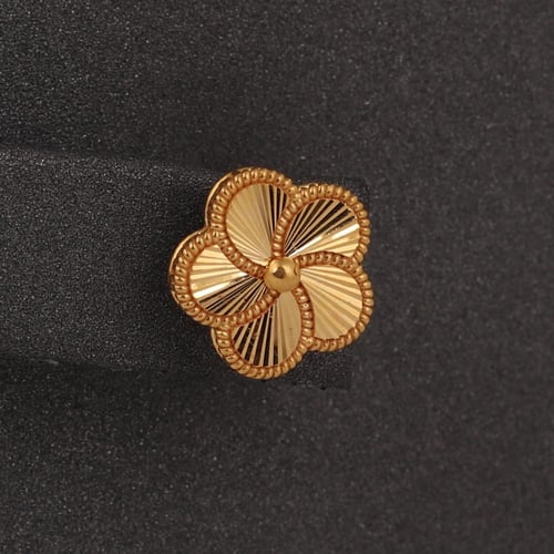 طقم ذهب الزهور المتقاربة ( عيار 21 )