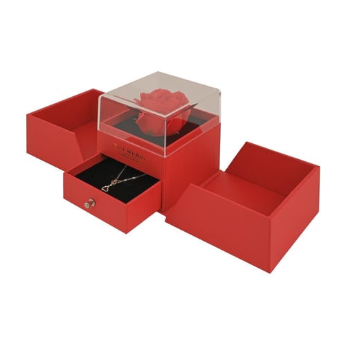 تغليف هدايا ورد الحب الفاخر