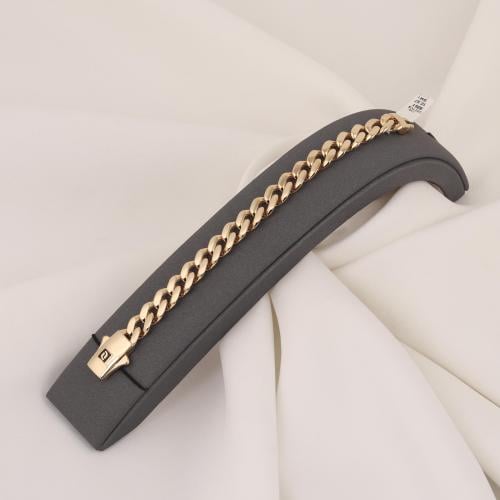 اسوارة ذهب جنزير عريض ( عيار 18 )