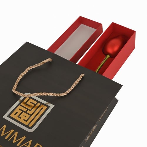 تغليف هدايا وردة الحب الفاخرة