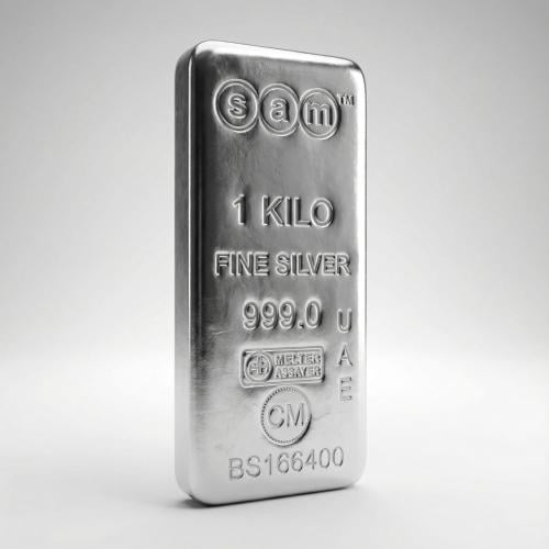 سبيكة فضة اماراتي 1 كيلو