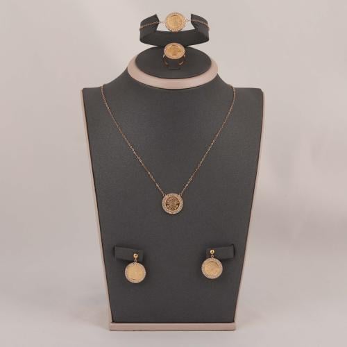 طقم ذهب جنيه ( عيار 21 )