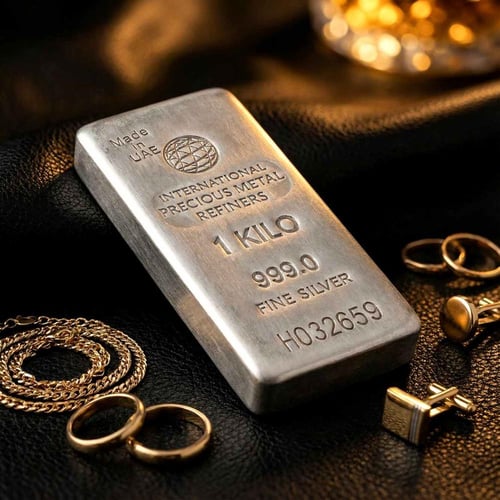 سبيكة فضة إماراتية 1 كيلو