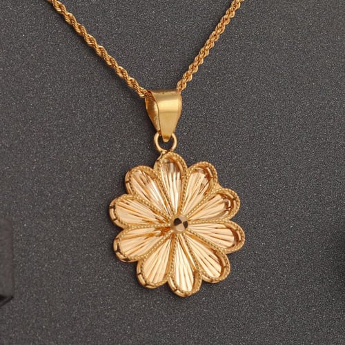 طقم ذهب الزهرة ( عيار 21 )