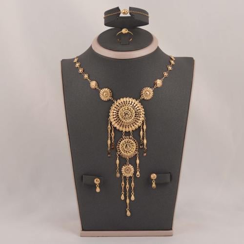 طقم ذهب كرسي جابر ( عيار 21 )