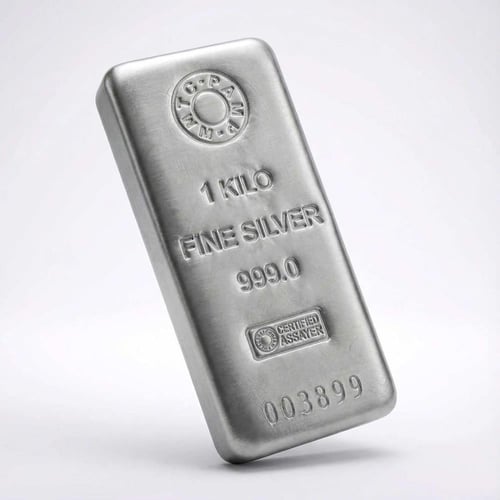 كيلو فضة سبيكة بامب PAMP هندي