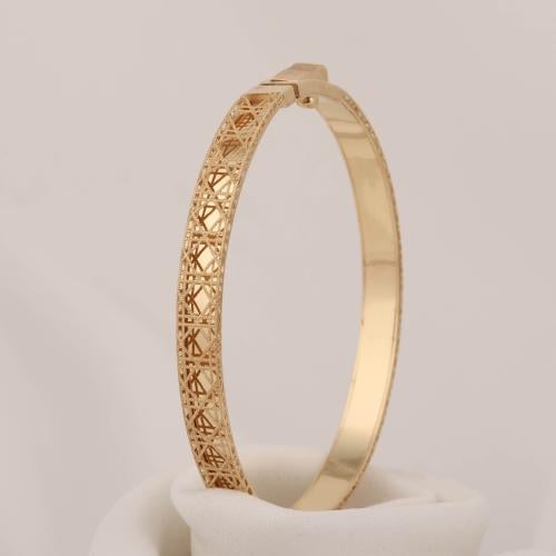 اسوارة ذهب شكل مربعات ( عيار 18