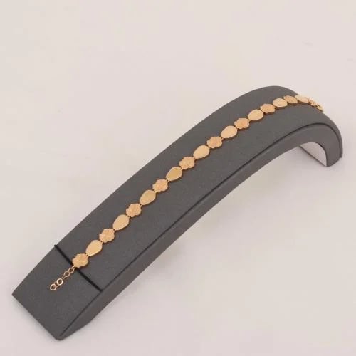 اسواره ذهب الأحجار بالزهور ( عيار 21 )
