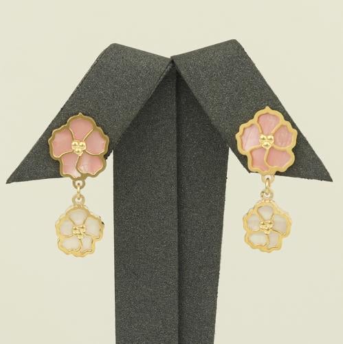 حلق ذهب الزهرة ( عيار 18 )