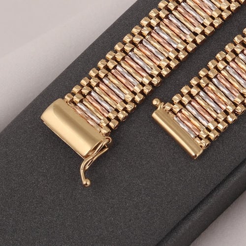 اسوارة ذهب ملونة ( عيار 18 )