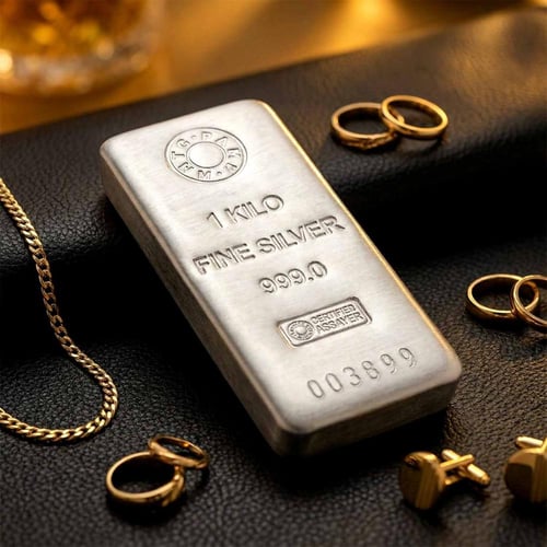 كيلو فضة سبيكة بامب PAMP هندي