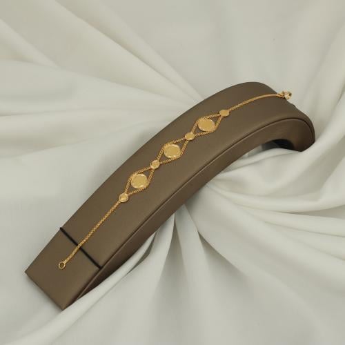 اسوارة ذهب جنيهات متباعدة ( عيار 21 )