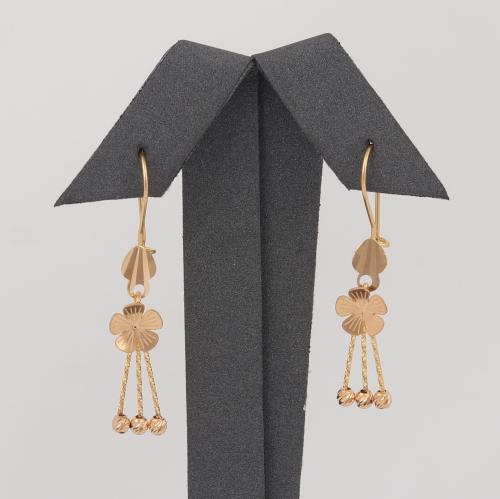 حلق ذهب الكرات المتدلية ( عيار 21 )