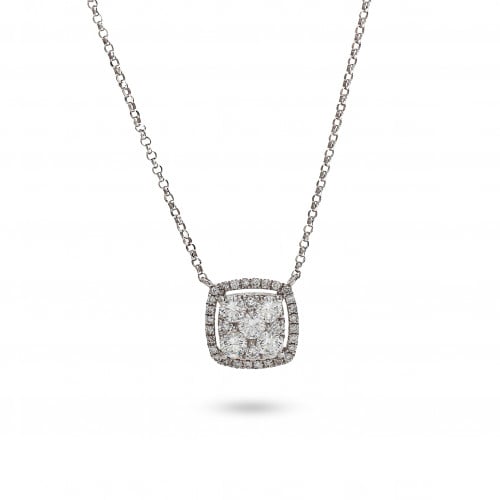 عقد ألماس مربع ( نوع الألماس SI-وزن الألماس: 0.81...