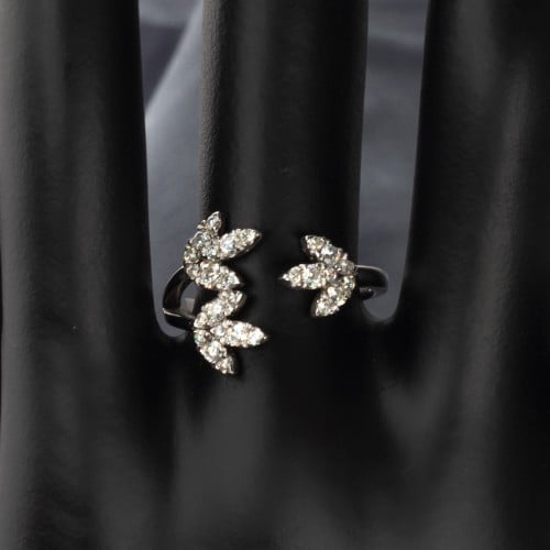 خاتم الماس SI أوراق الشجر (وزن الالماس 0.47cts – ع...