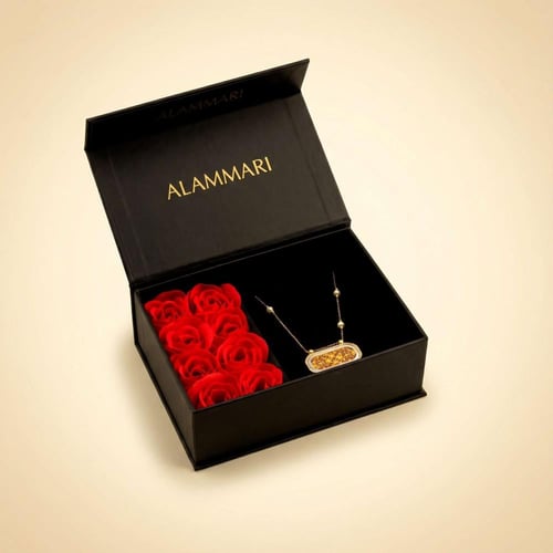 تغليف هدايا بوكس الورود المتعددة