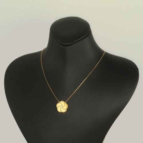 عقد ذهب الزهرة ( عيار 18 )